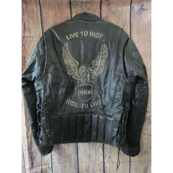 Xelement Other - Xelement Retro Live to Ride motorcyle jacket LARGE